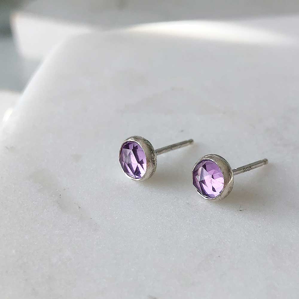 Gemstone Stud Earrings - Magpie Jewellery