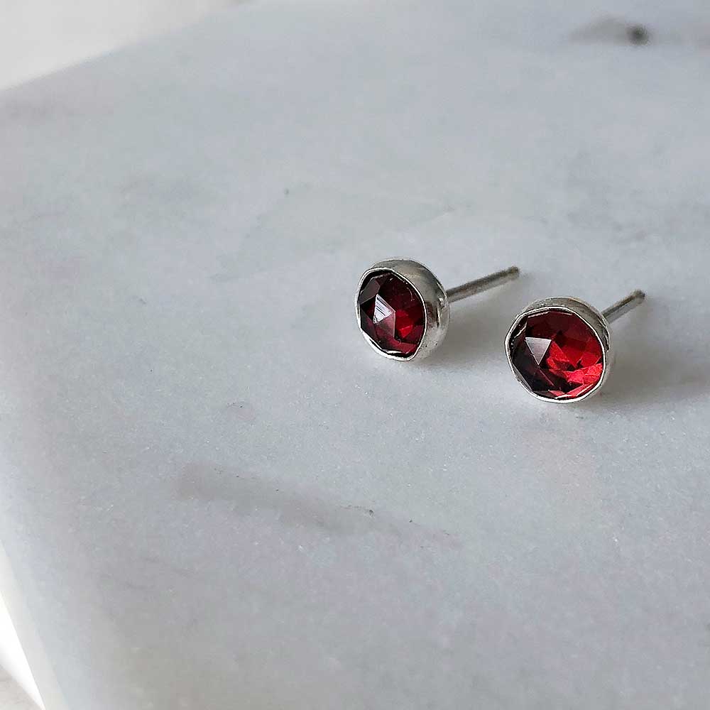 Gemstone Stud Earrings - Magpie Jewellery