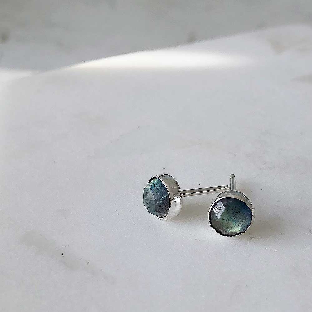 Gemstone Stud Earrings - Magpie Jewellery