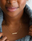 Mini Bar Necklace - Magpie Jewellery