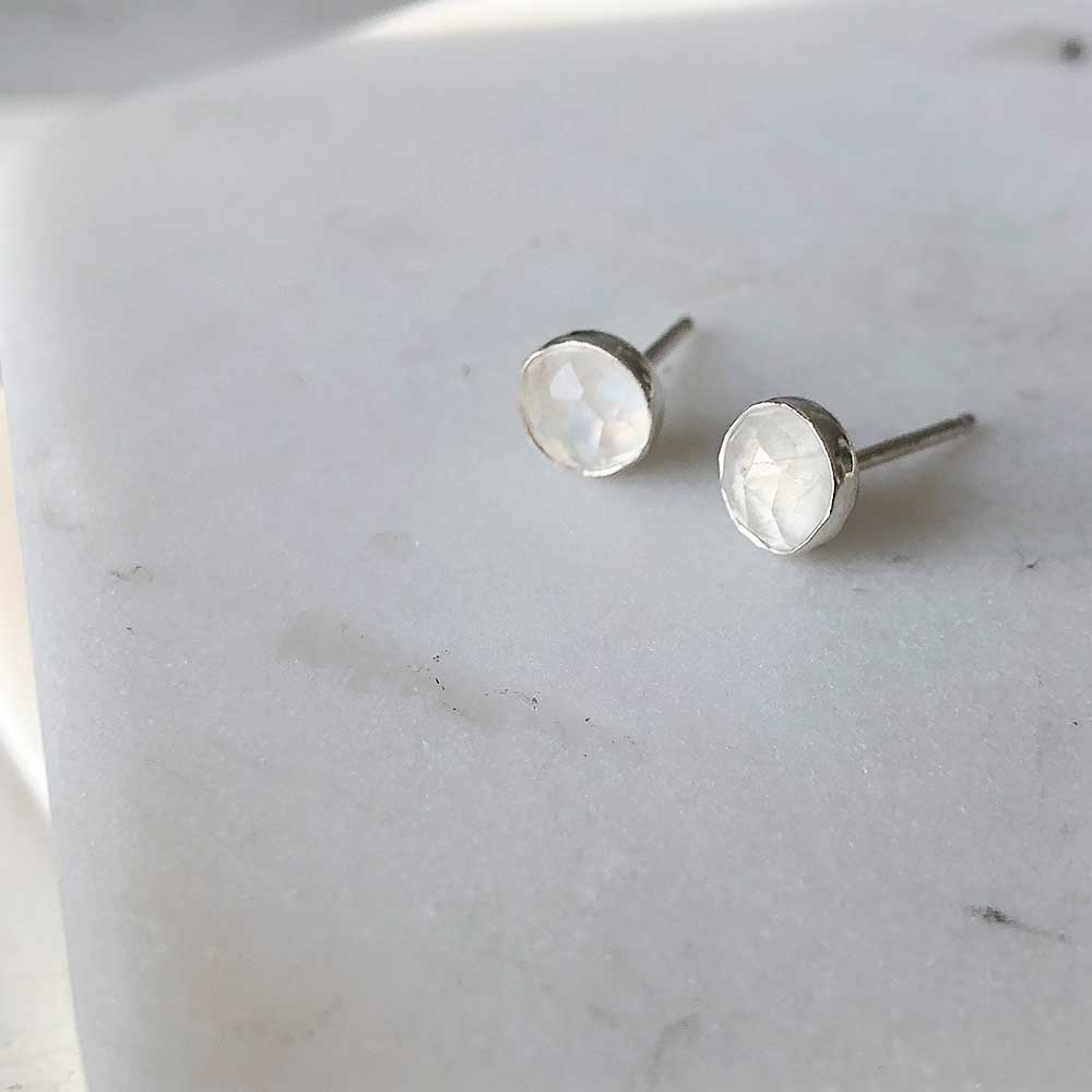 Gemstone Stud Earrings - Magpie Jewellery