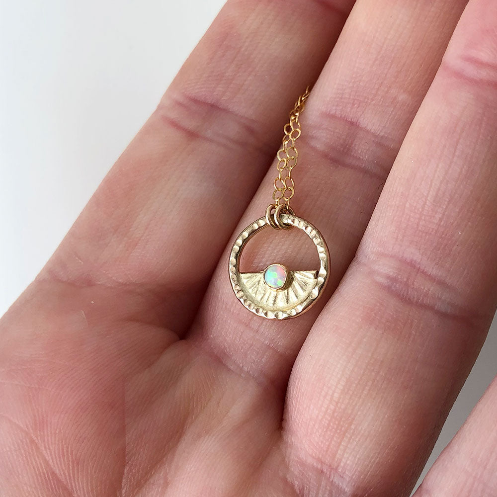 Opal Vista Necklace - Magpie Jewellery
