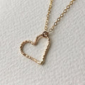 Open Hearted Necklace - Magpie Jewellery