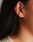 Mini Opal Stud Earrings - Magpie Jewellery
