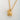 TCN9-GP Neckpiece Gold Vermeil Sitting Bunny Necklace