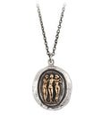 Three Graces 14k Gold On Silver Talisman - Magpie Jewellery