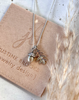 OAK + ACORN CHARM NECKLACE | Magpie Jewellery