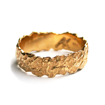 Eternal 14k Gold Wide Band - Magpie Jewellery