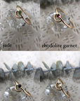 Mini Gemstone Archway Ring - Magpie Jewellery