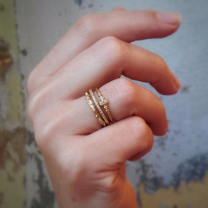 Buttercup Petal Topper Ring | Magpie Jewellery
