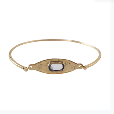 Quartz 'Eye' Clasp Bangle | Magpie Jewellery