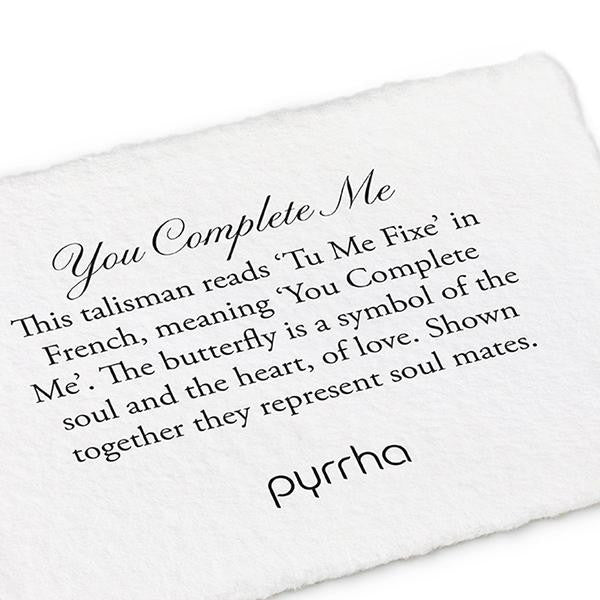 You Complete Me Talisman - Magpie Jewellery