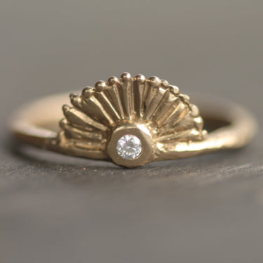 Little Sunrise Diamond Ring | Magpie Jewellery